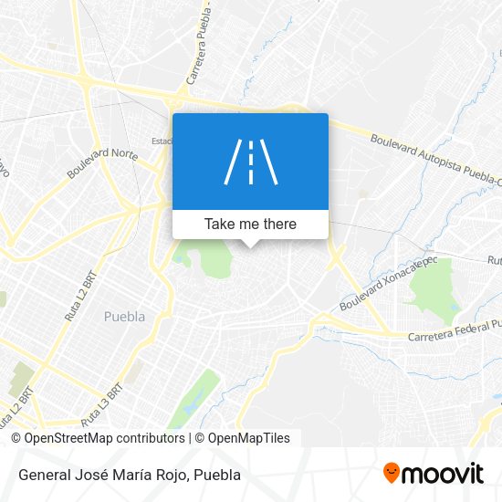 Mapa de General José María Rojo