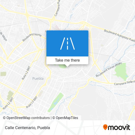 Mapa de Calle Centenario