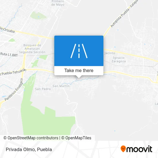Privada Olmo map