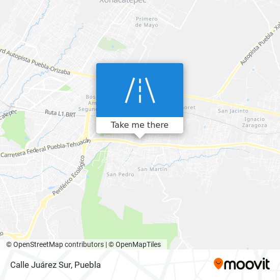 Mapa de Calle Juárez Sur