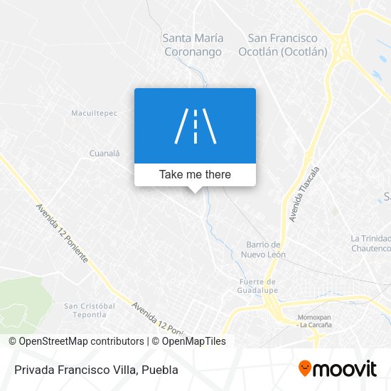 Privada Francisco Villa map