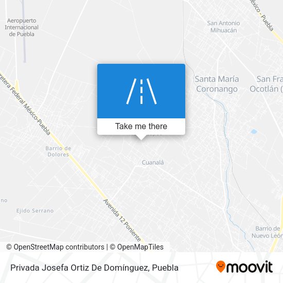 Privada Josefa Ortiz De Domínguez map