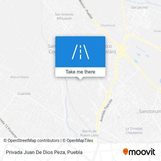 Privada Juan De Dios Peza map