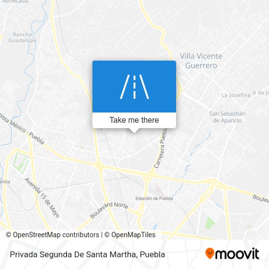 Privada Segunda De Santa Martha map