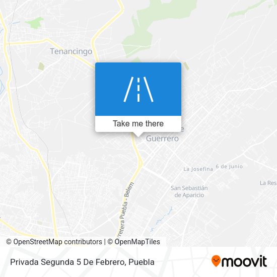 Mapa de Privada Segunda 5 De Febrero