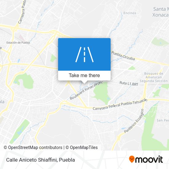 Mapa de Calle Aniceto Shiaffini