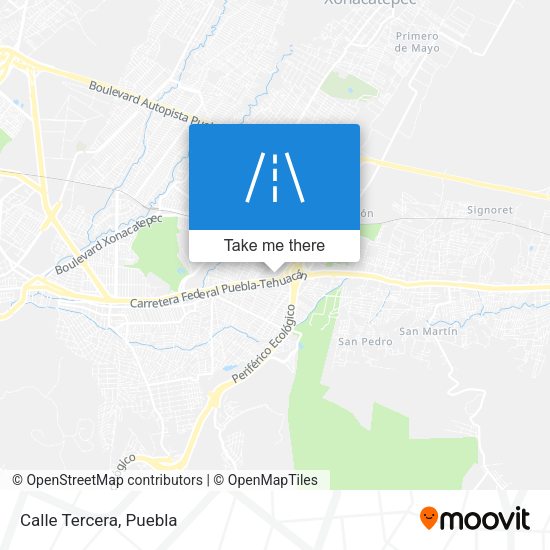 Mapa de Calle Tercera