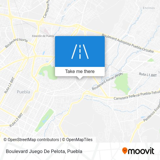 Boulevard Juego De Pelota map