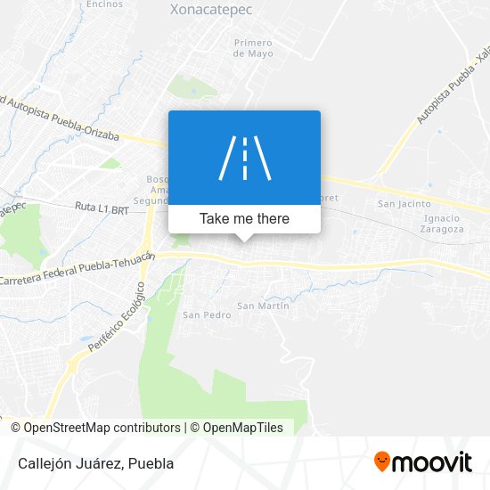 Callejón Juárez map