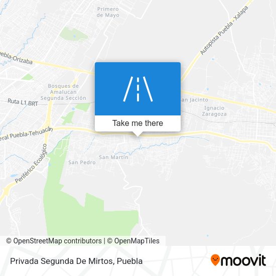 Privada Segunda De Mirtos map