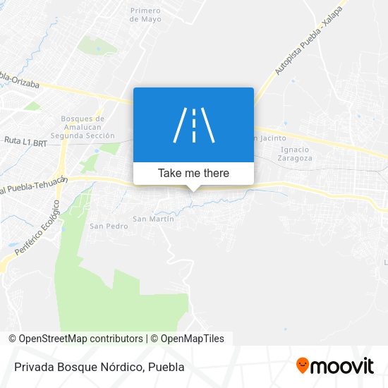 Mapa de Privada Bosque Nórdico