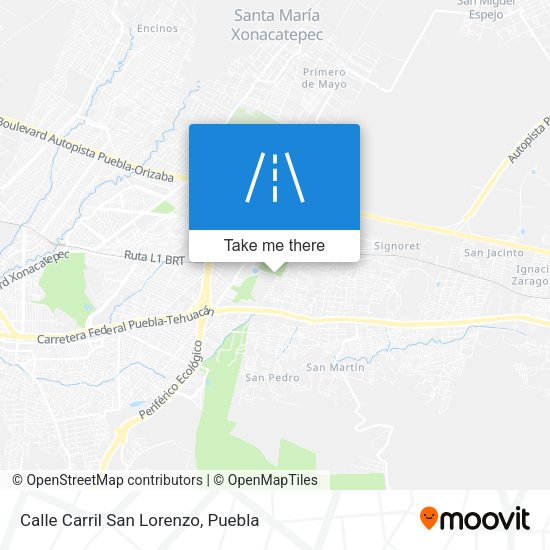 Calle Carril San Lorenzo map