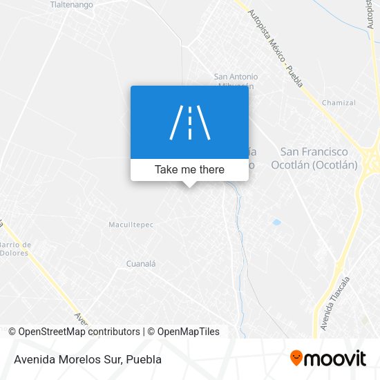 Avenida Morelos Sur map