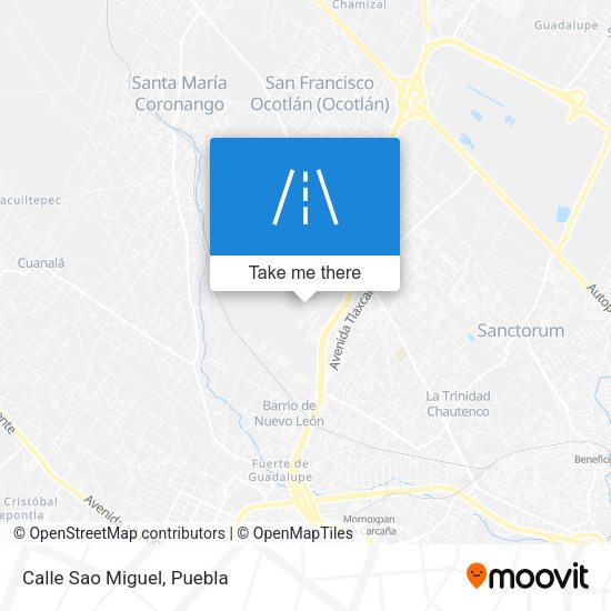 Mapa de Calle Sao Miguel