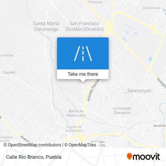 Mapa de Calle Río Branco