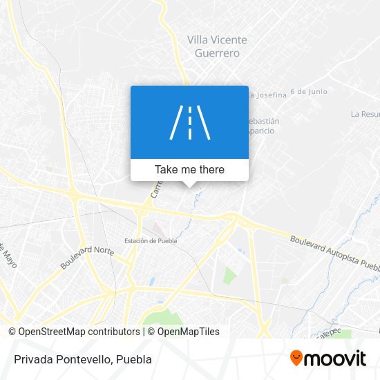 Mapa de Privada Pontevello
