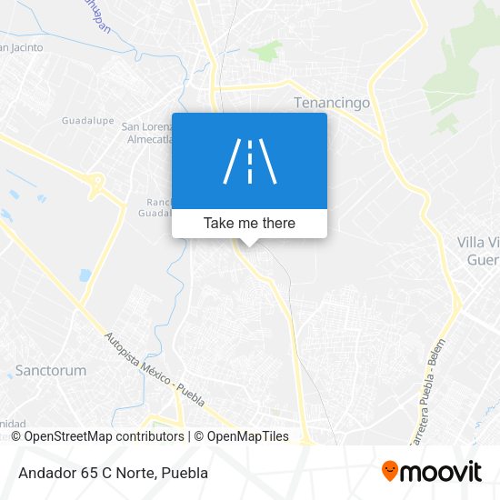 Andador 65 C Norte map