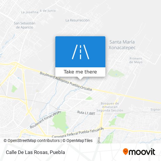 Calle De Las Rosas map