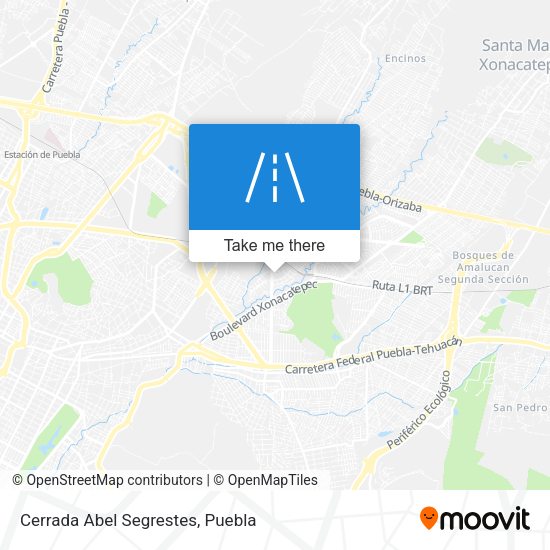 Cerrada Abel Segrestes map