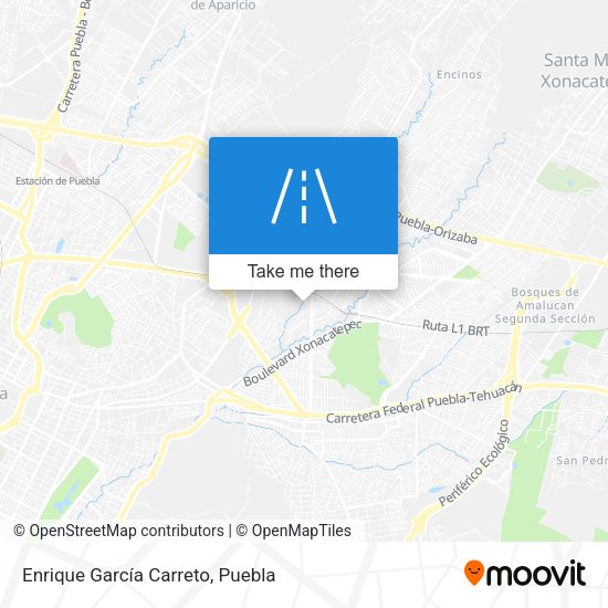 Mapa de Enrique García Carreto