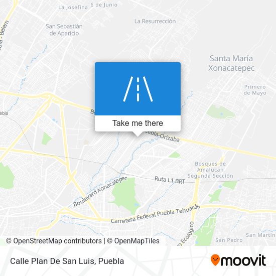 Mapa de Calle Plan De San Luis