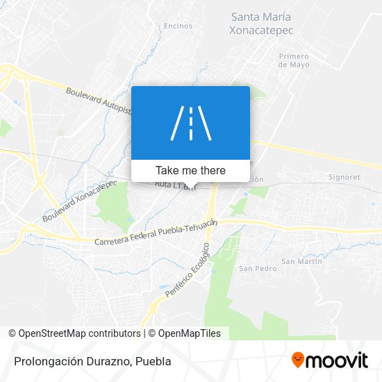 Mapa de Prolongación Durazno