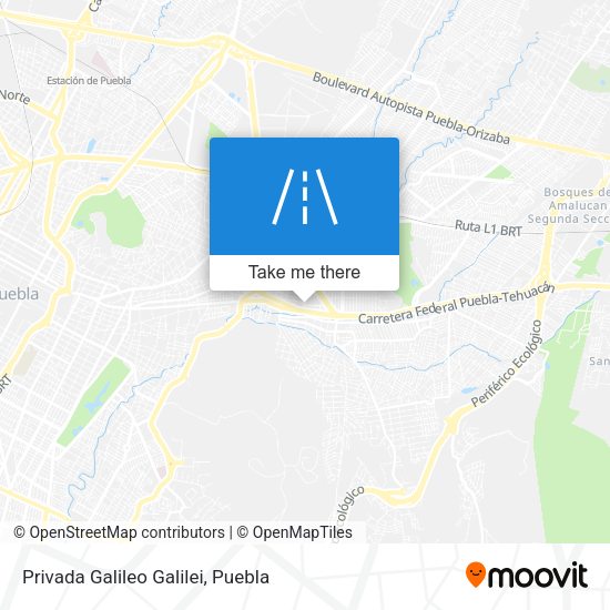 Mapa de Privada Galileo Galilei