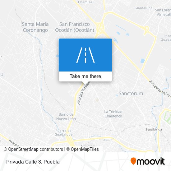 Mapa de Privada Calle 3