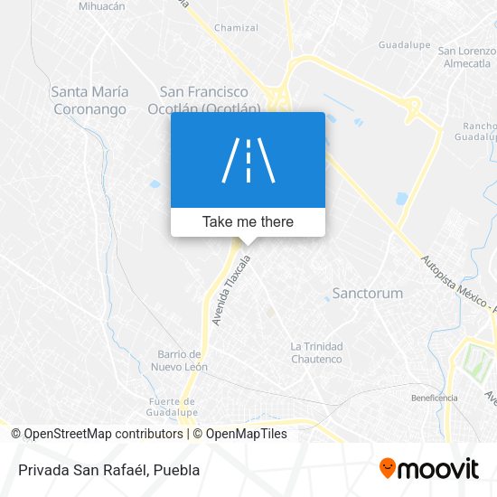 Privada San Rafaél map
