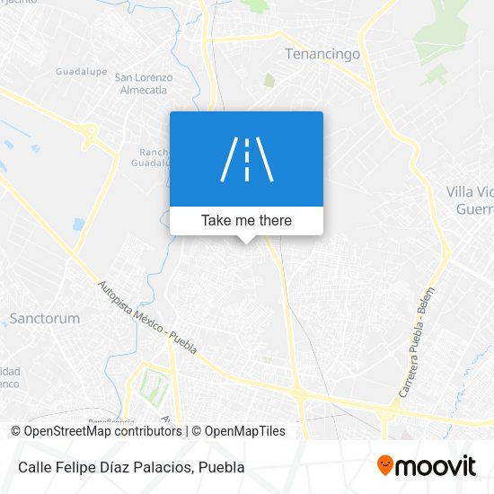 Calle Felipe Díaz Palacios map