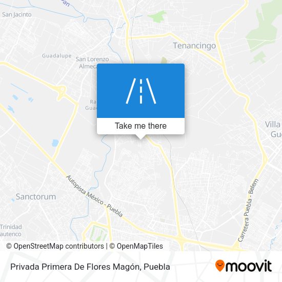 Privada Primera De Flores Magón map