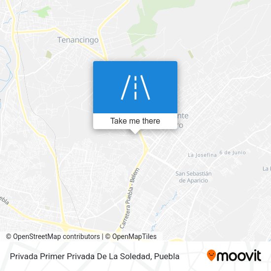 Mapa de Privada Primer Privada De La Soledad