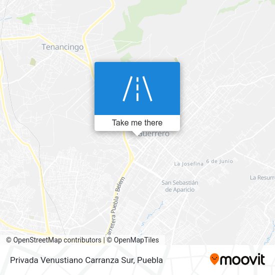 Privada Venustiano Carranza Sur map