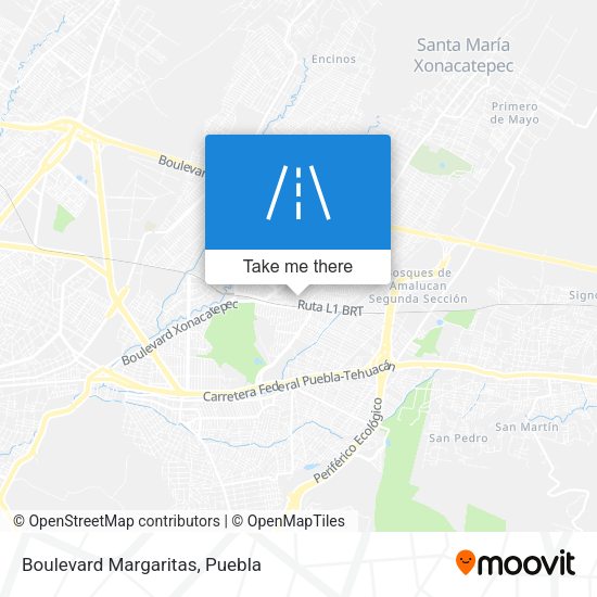 Mapa de Boulevard Margaritas