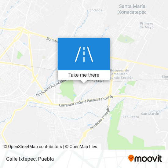 Mapa de Calle Ixtepec