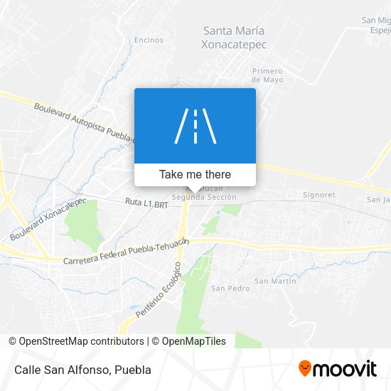 Mapa de Calle San Alfonso