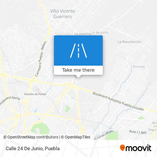 Calle 24 De Junio map