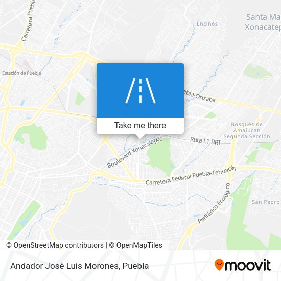 Mapa de Andador José Luis Morones