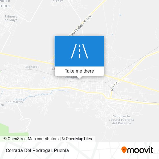Mapa de Cerrada Del Pedregal