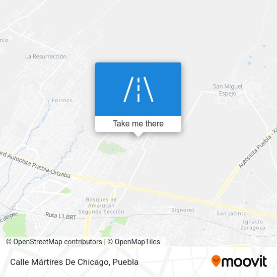 Calle Mártires De Chicago map