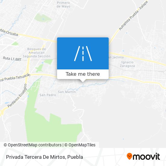 Privada Tercera De Mirtos map