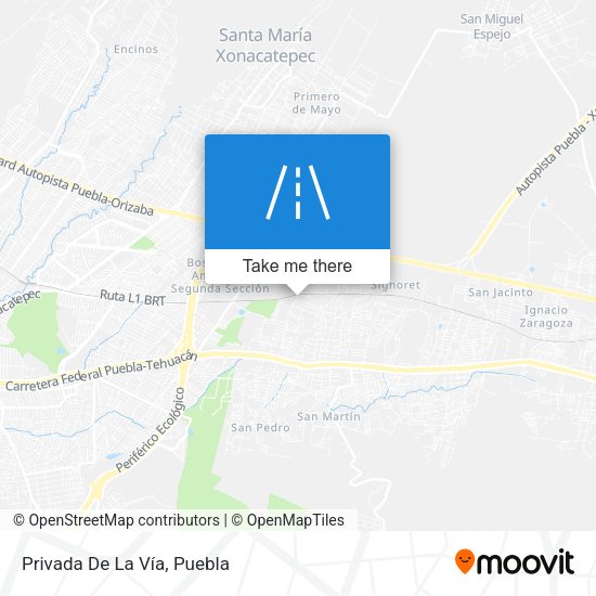 Privada De La Vía map