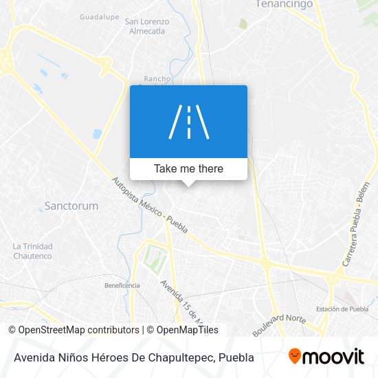 Avenida Niños Héroes De Chapultepec map