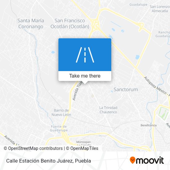 Calle Estación Benito Juárez map