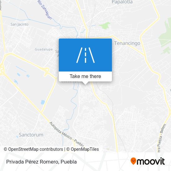 Privada Pérez Romero map