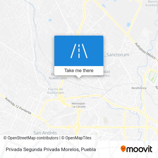 Mapa de Privada Segunda Privada Morelos