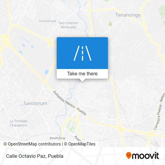 Mapa de Calle Octavio Paz