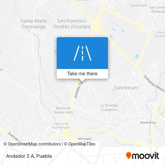Mapa de Andador 2 A