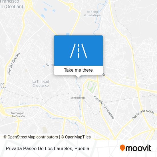 Mapa de Privada Paseo De Los Laureles