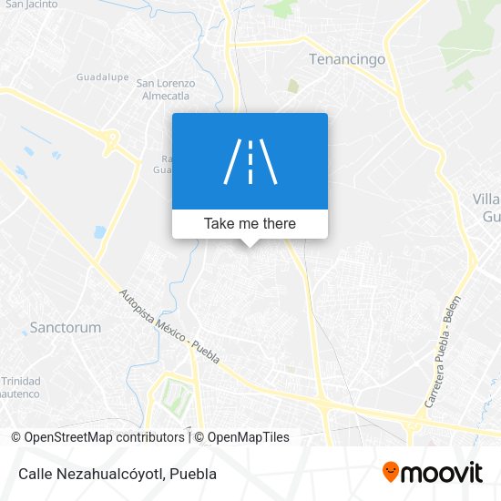 Calle Nezahualcóyotl map